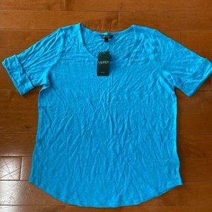 Ralph Lauren Women Linen Top 1X